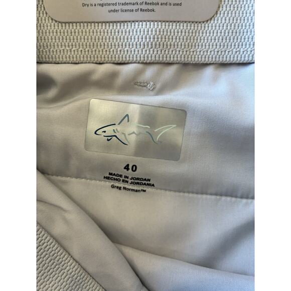 Greg Norman Light Gray Stretch Golf Shorts Men’s Size 40 NWT - Picture 4 of 7